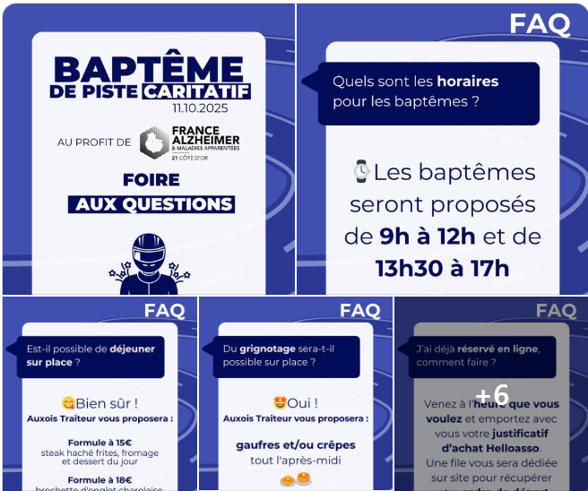 Baptême de piste caritatif au profit de France Alzheimer Côte d'Or